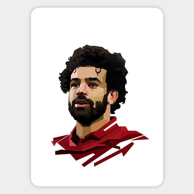 Mo Salah Skintone Art Sticker by wpapkoo